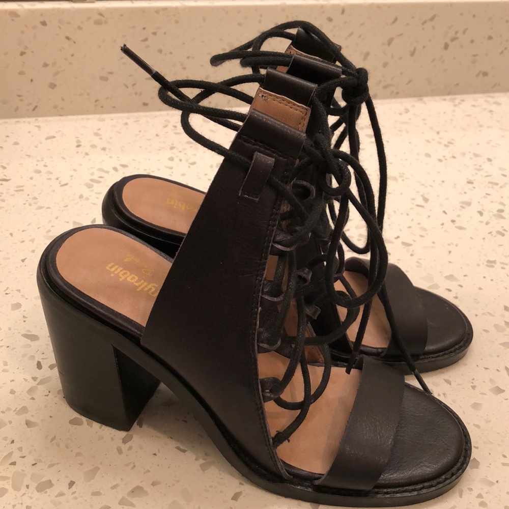 Free People Farylrobin Black Vegan Nights Lace Up